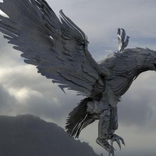 phénix oiseau 3d modèle Seigneur tendance Anneaux Trône Fer Narnia sorcier godille 3d print model - Mito3D