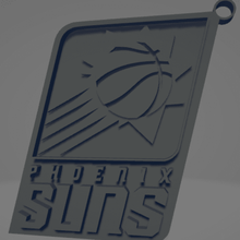 Anka kuşu güneşler anahtarlık nba Basketbol sepet spor anahtar anahtarlar yüzük hatıra 3d print model - Mito3D