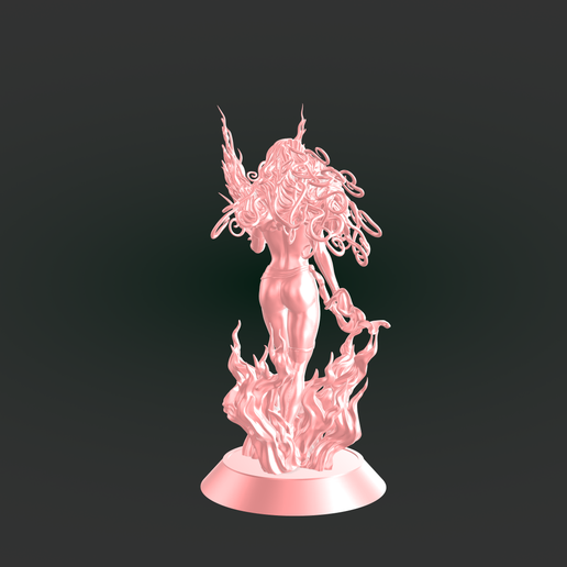 phoenix woman 3D print model - Mito3D