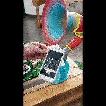 telefon amplifikatör 3d print model - Mito3D