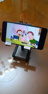 phone base -butter robot - holder 3d print model - Mito3D