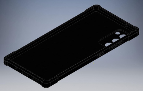 phone case samsung s20fe shell hull box 3d print model - Mito3D