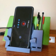 phone carregador escrivaninha organizador 3d print model - Mito3D