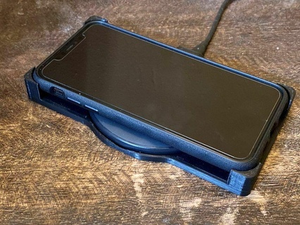phone charging cradle mobile 3d print model - Mito3D
