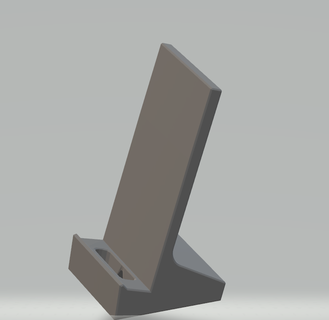 phone charging stand smartphone load support 3d print model - Mito3D