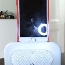 telefon rıhtım ses amfi gadget 3d print model - Mito3D