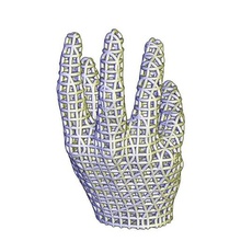 phone mão voronoi estilo Voronoi leve humano corpo brinquedo gadget escrivaninha suporte Iphone 3d print model - Mito3D