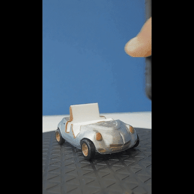 téléphone holder scarabée voiture version soutien titulaire cellule collectable art jouet 3d print model - Mito3D
