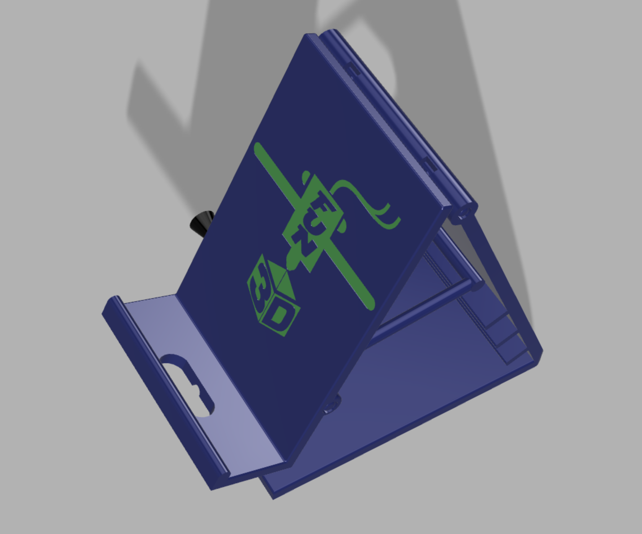 phone suporte Iphone nokia computador portátil escritório 3D print model - Mito3D
