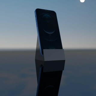 telefon Kulp destek minimalist tutucusu akıllı temel hücresel 3d print model - Mito3D