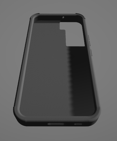 teléfono soporte artilugio celular cubierta carcasa funda caso samsung s22 ultra alojamiento fronteras 3d print model - Mito3D
