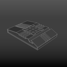 Telefon Halter Unterstützung 9 Loch Sammlung Gadget Stand 3d print model - Mito3D