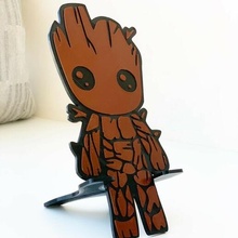 phone holder baby groot marvel stand 3d model unique 3d print model - Mito3D