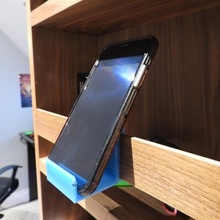 teléfono soporte herramienta manzana iphone androide mueble 3d print model - Mito3D