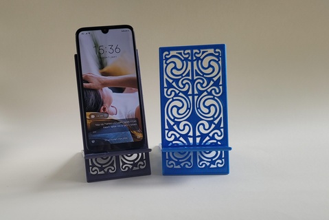 téléphone titulaire soutien celtique ornement téléphone titulaire soutien celtique ornement celtique cadeau 3d print model - Mito3D