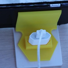 phone holder charging home mobile 3d print model - Mito3D