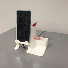 phone holder desk organizer gadget 3d print model - Mito3D