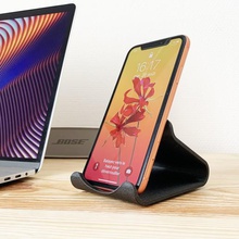 phone holder notch support smartphone iphone tool office practice curve refined 3d print model - Mito3D