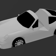phone suporte Porsche 911 carro Iphone maçã 3d print model - Mito3D