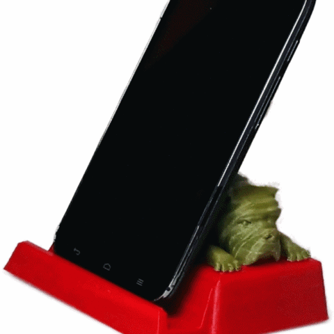 titulaire téléphone support de la tablette gadget le téléphonique porte-crayon scalpel carte usb micro sd tlphonique tlphone porte-crayons porte-scalpel pressée soutien lifehack perro pouvez chien bulldog 3D print model - Mito3D