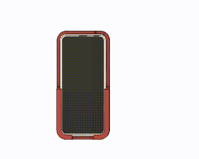 telefon Kulp destek duvar binmek 3d print model - Mito3D