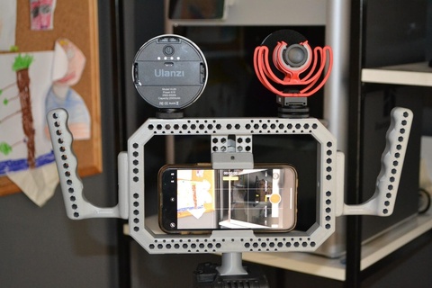 teléfono plataforma caso funda smartphone cámara caja vídeo 3d print model - Mito3D