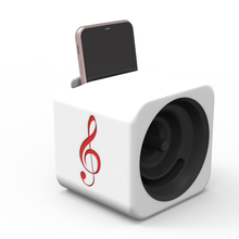 teléfono sonido amplificador artilugio juguete música estante soporte oficina 3d print model - Mito3D