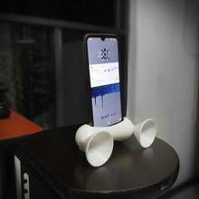 phone speaker loudspeaker base support cellular music 3d print model - Mito3D