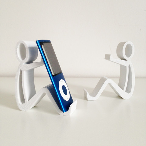 phone stand home ctrl design pla iphone 3D print model - Mito3D