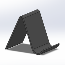 phone ficar pé gadget Móvel simples poli 3d print model - Mito3D