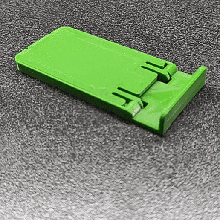 teléfono estante soporte smartphone plegable pequeña billetera 3d print model - Mito3D
