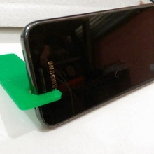 teléfono estante soporte llave cadena iphone llavero móvil 3d print model - Mito3D