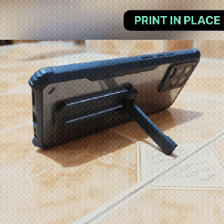 phone stand - stick case mobile holder useful gifts 3d print model - Mito3D
