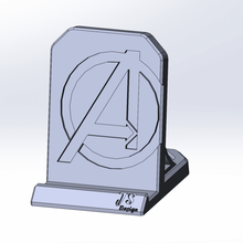 phone stand avengers home marvel mobile easy print 3d print model - Mito3D