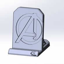 telefono stand avengers casa la marvel mobile supporto easy print 3d print model - Mito3D