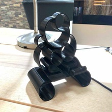 suporte do telefone bolhas gadget de stand titular cabo carregamento duas partes o organizador arte 3d print model - Mito3D