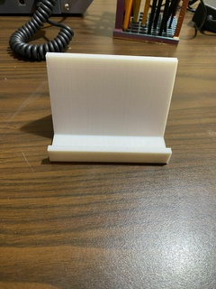 phone stand charger port charging 3d print model - Mito3D