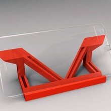 phone stand iphone 6 - remix paradox illusions design gadget iphone6 mobile 3d print model - Mito3D