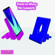 phone stand print place 3d print model - Mito3D