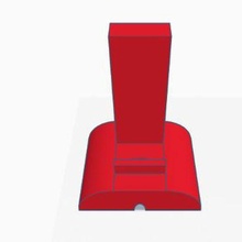 phone stand support needed 3d print model - Mito3D