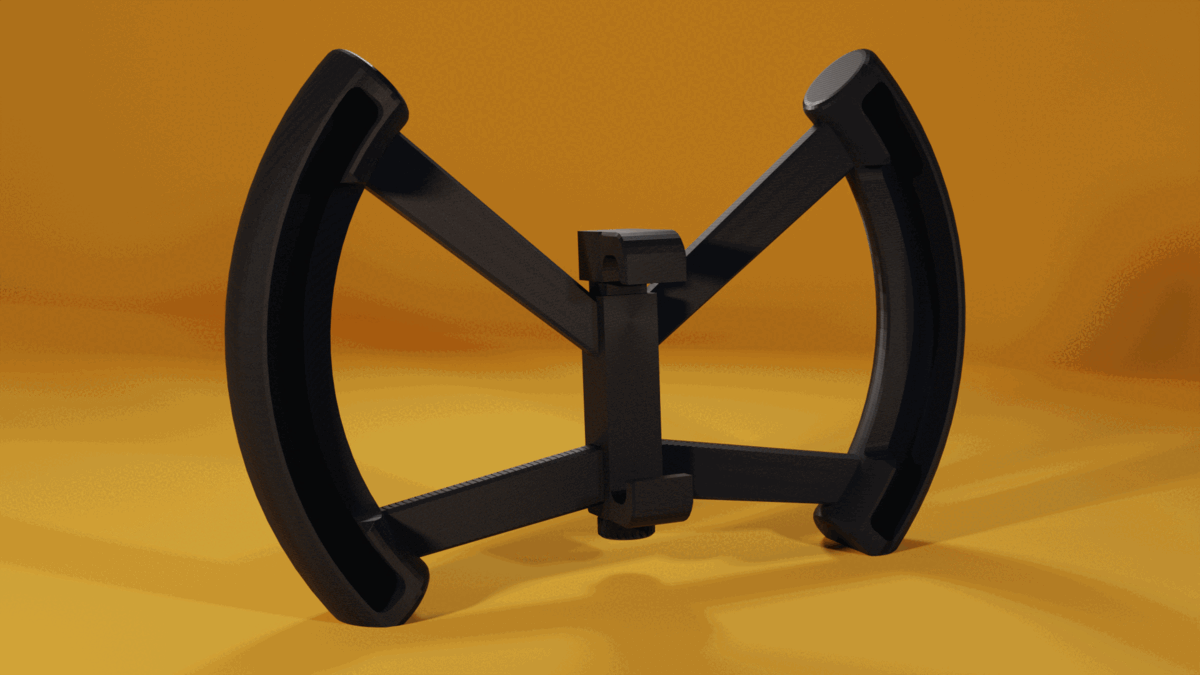 phone direção roda ajustável suporte jogos 3D print model - Mito3D