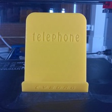 phone support home telephone receiver 3d print model - Mito3D