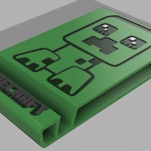 telefon destek Minecraft akıllı tablet oyun oyuncu dekorasyon 3d print model - Mito3D