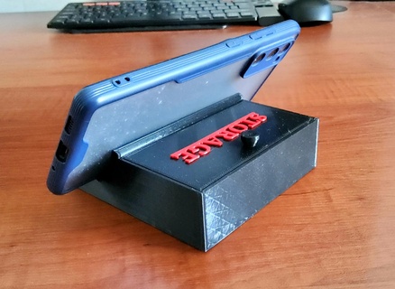 phone tablet stand storage box 3d print model - Mito3D