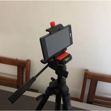 teléfono trípode titular telescópica de pie la herramienta cámara montaje apego iphone monte soporte telescópico 3d print model - Mito3D