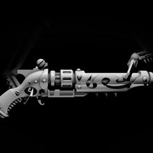phosphor snake revolver gadget mechanicus adeptus serpenta heavy 3d print model - Mito3D