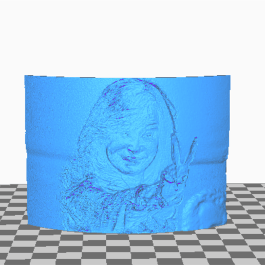 fotoğraf 3d eğri cristina fernandez kirchner ev tablo portre tutucu resim cristi sandalye 3D print model - Mito3D