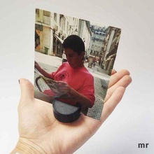 photo card holder stl 3d printed frame small gift photos business corporate 3d print model - Mito3D