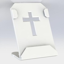 photo holder cross gadget picture support share purpose home crucifix christian remembrance art trend miscellaneous 3d print model - Mito3D