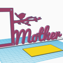 photo holder mother 3d print model - Mito3D